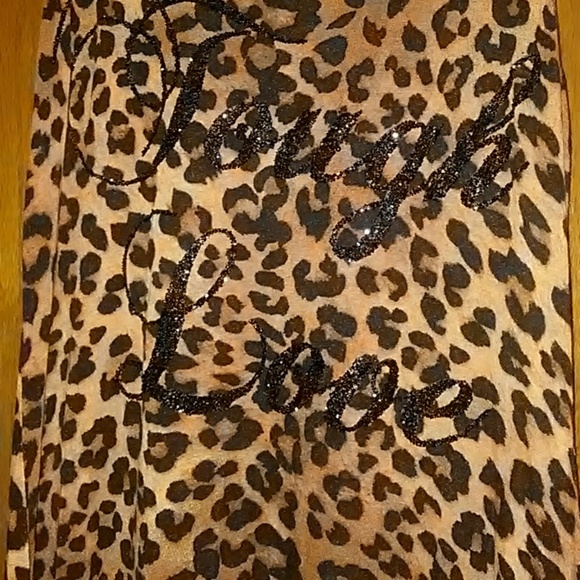 Material Girl "Tough Love" hi-lo sexy leopard dres - Picture 2 of 7